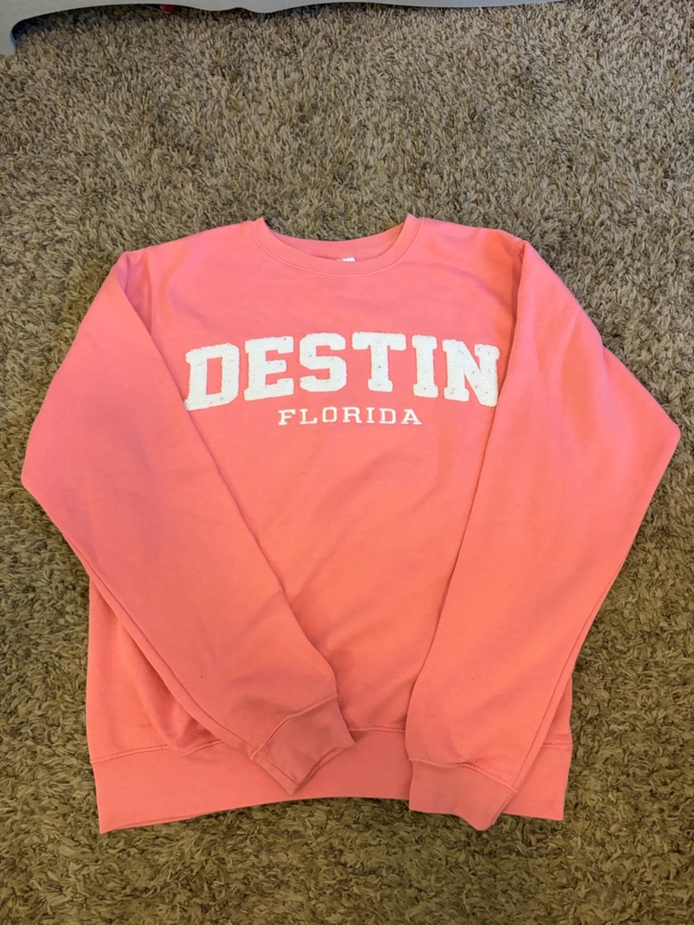 Destin Florida Coral Crewneck Sweatshirt